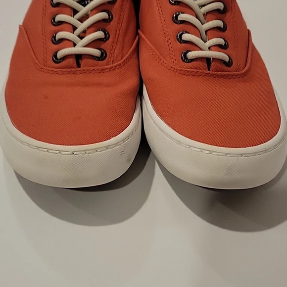 Sperry Canvas Men Size 9 Rust Color Lace Up‎ Tennis Shoe - Picture 5 of 15